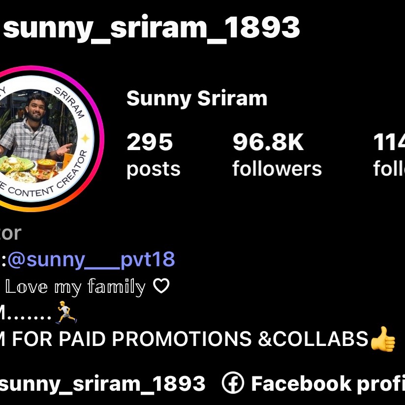 Sunny Sriram creations
